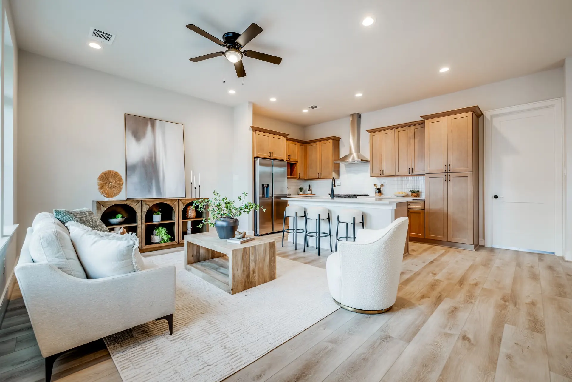 Street view of the Highland Gardens townhome community